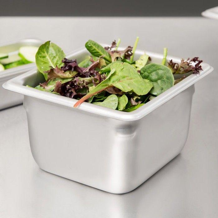CONTENEDOR GASTRONOMICO ACERO INOXIDABLE GN 1/6X10 CM-3