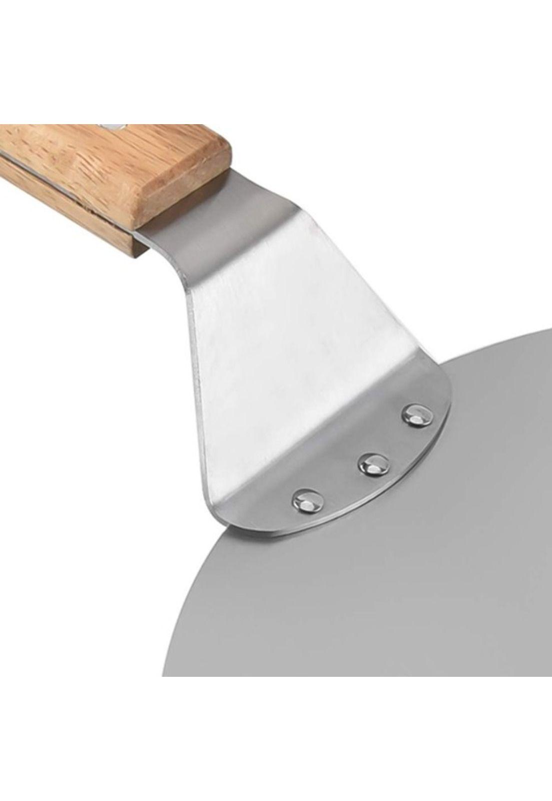 Pala De Pizza 25 Cm Con Mango De Madera-3