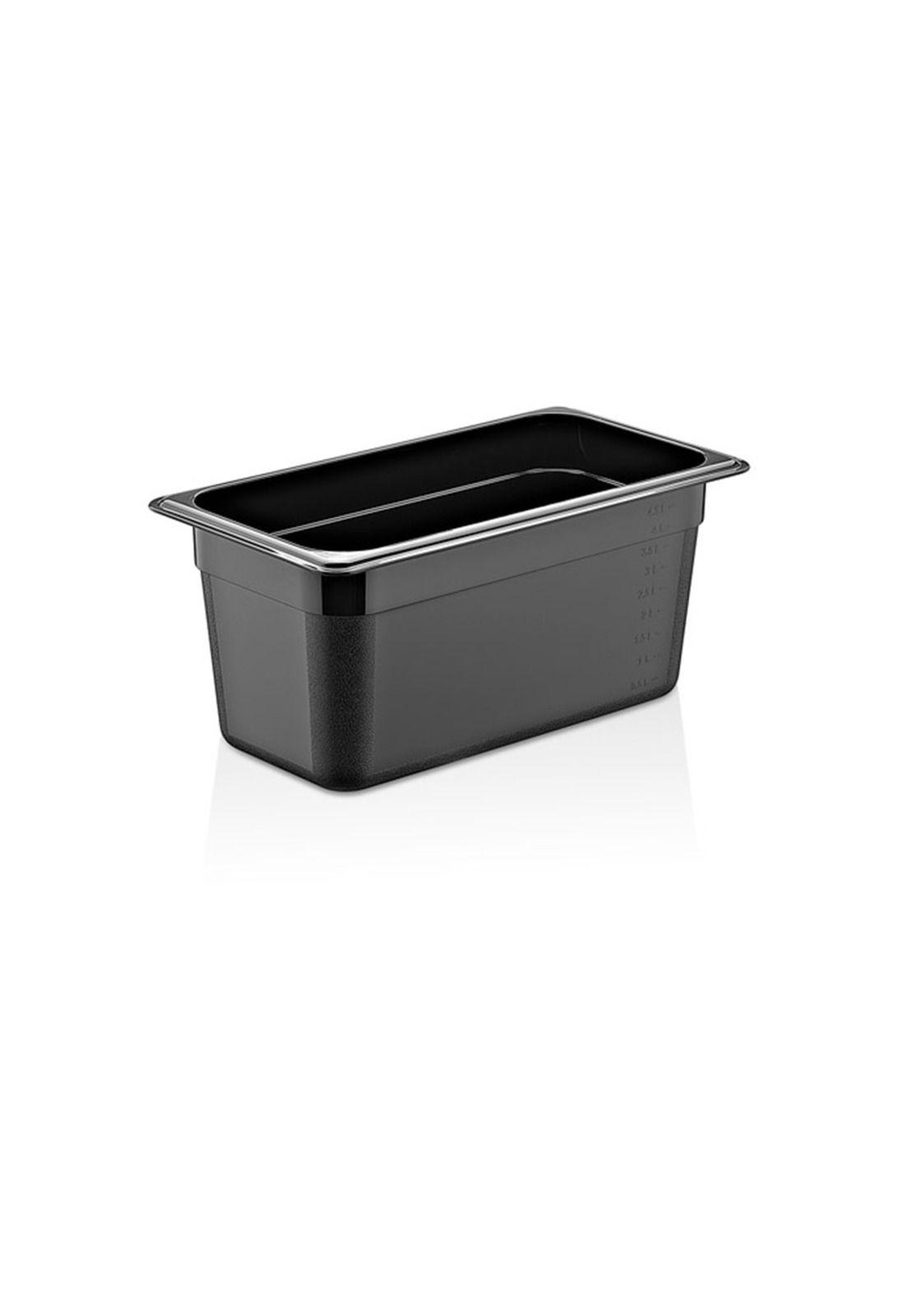 CONTENEDOR POLICARBONATO NEGRO 1/4x15 cm-0