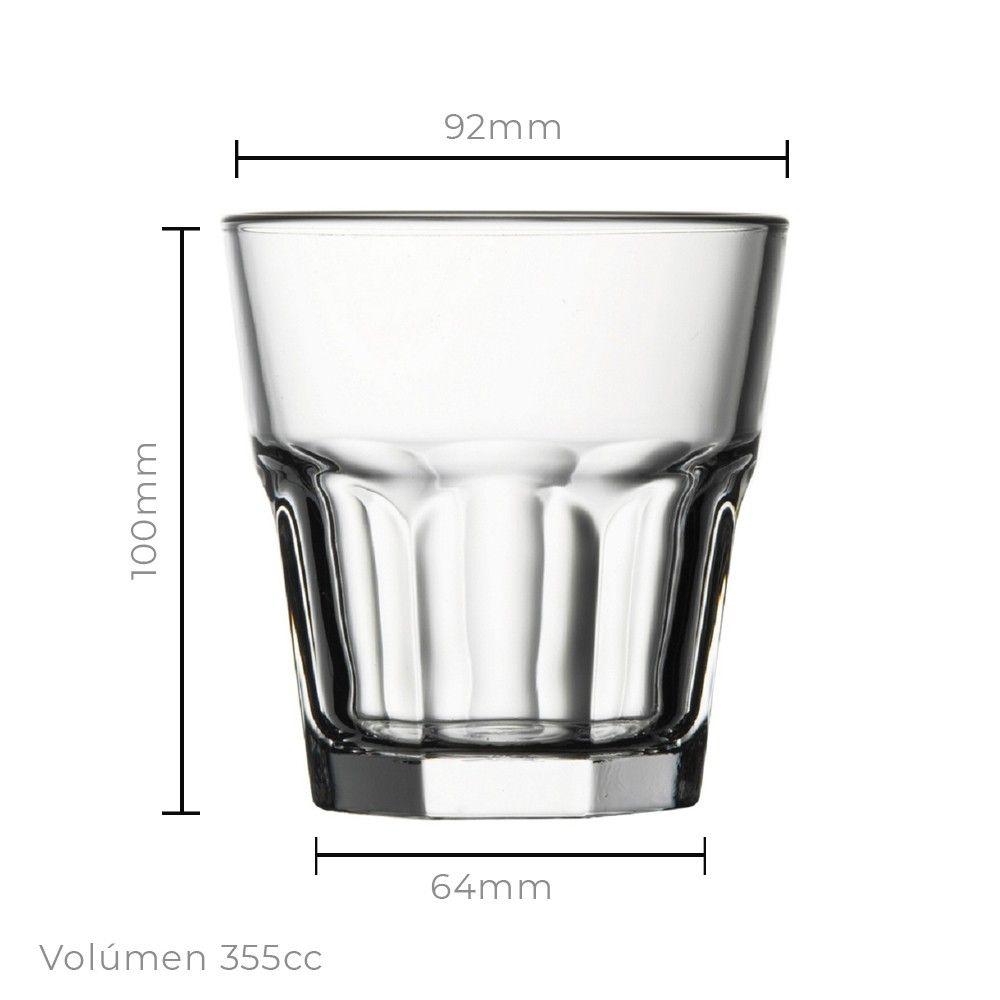 SET 3 VASOS WHISKY MOD. CASABLANCA 355 CC.-3