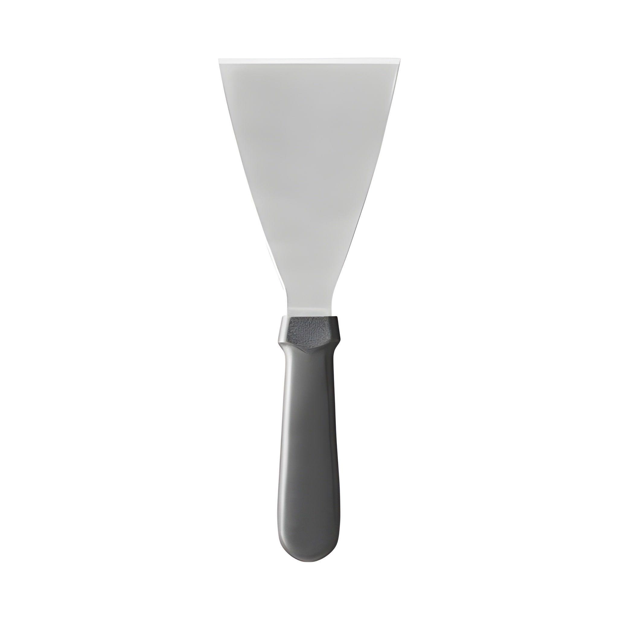 ESPATULA RASPADOR PLANCHA MANGO BLANCO 25 CM-0