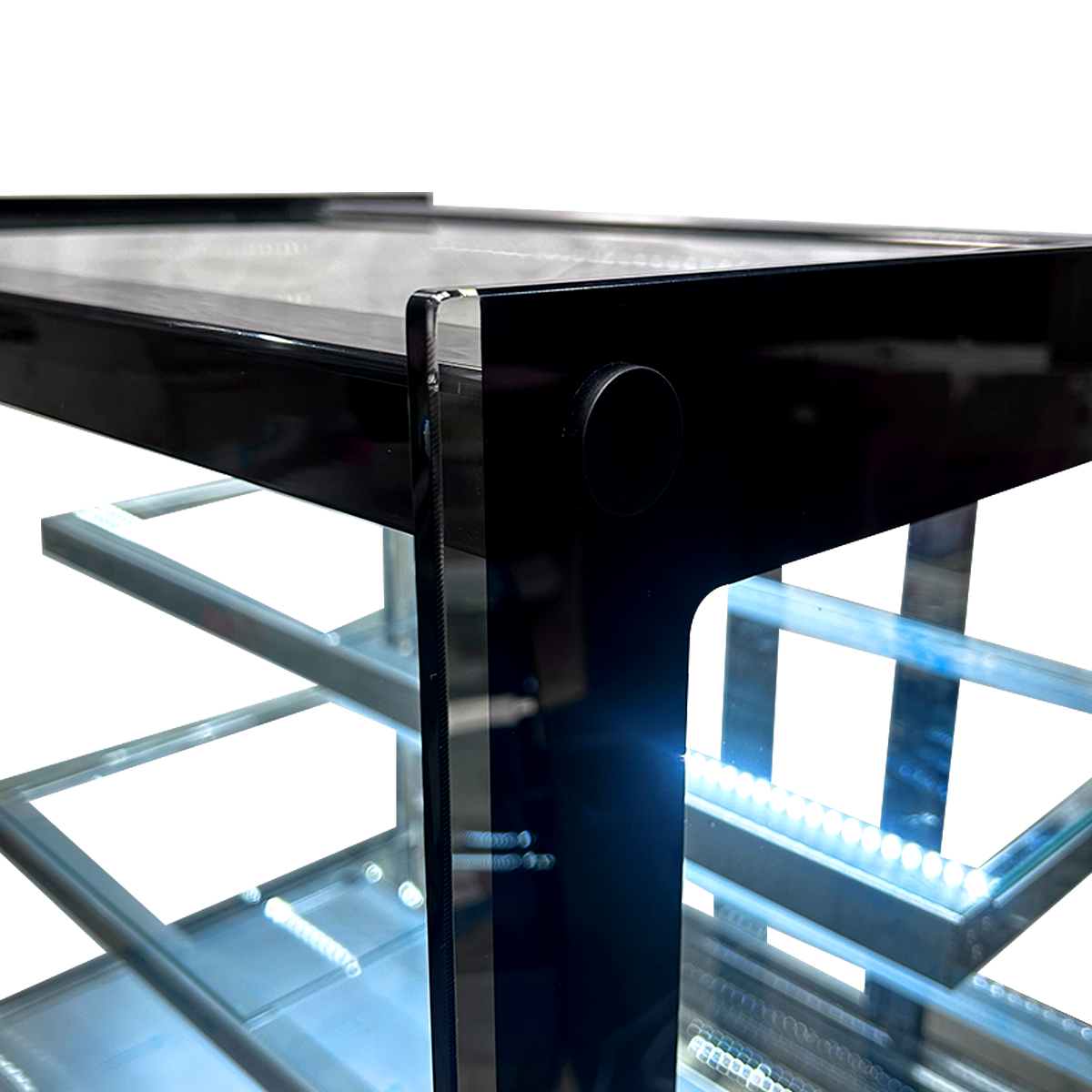 VITRINA PASTELERA RECTANGULAR PLATEADA LÍNEA MARKET 900 X 700 X 1200 MM NORKALT-4