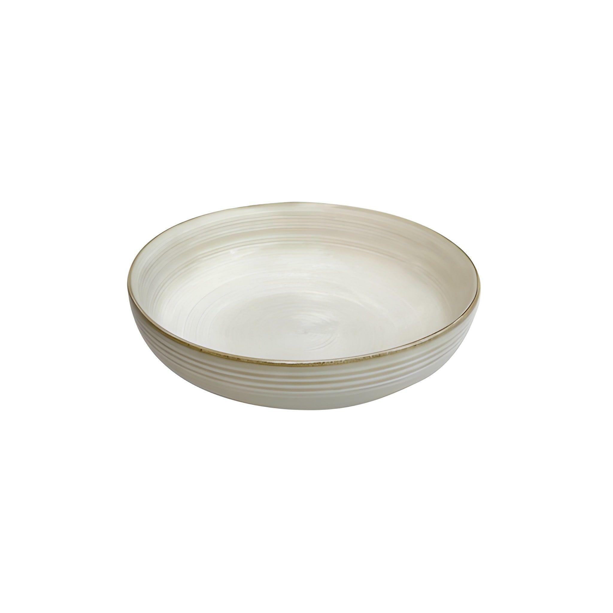 Set De 6 Bowl Redondo Cerámica Beige 17.5X5 Cm-4