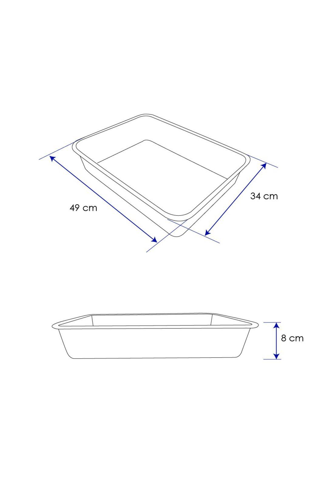AZAFATE ACERO INOX MED. 49 x 34 x 8 CM-5