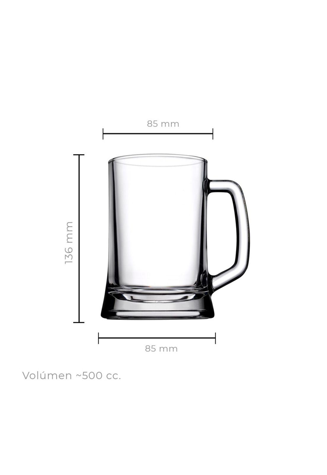 SET 2 MUG CERVEZA 500 CC. MOD. BEER-3