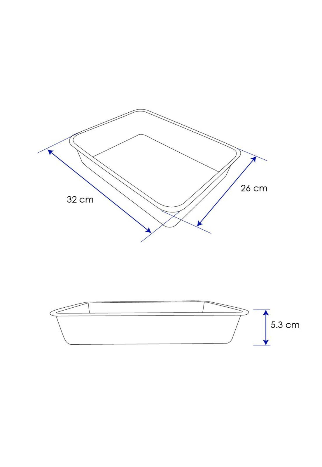 AZAFATE ACERO INOX MED. 32 x 26 x 5.3 CM-5