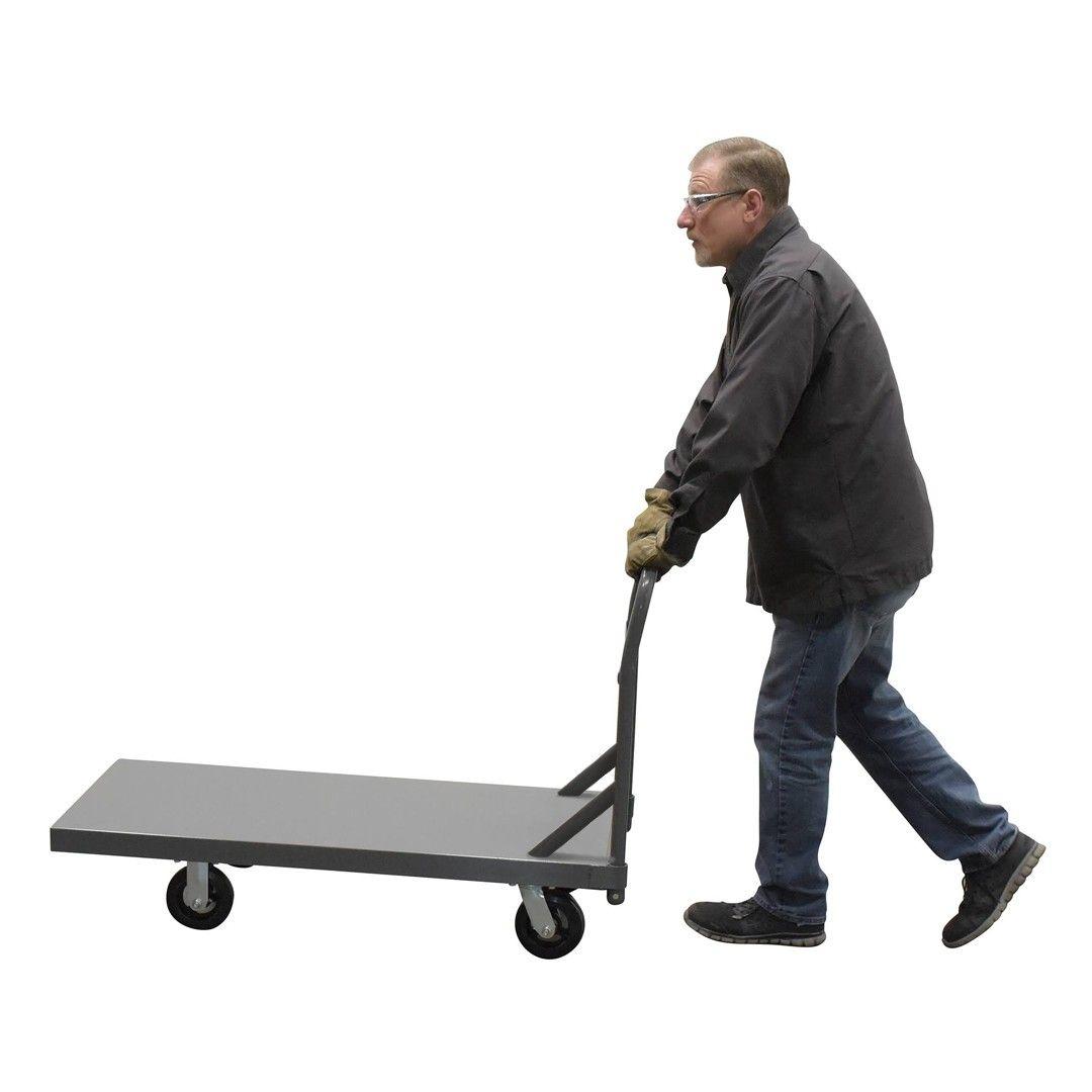 PLATAFORMA MOVIL MANUAL ACERO INOXIDABLE 100 × 60 × 87 CM-2