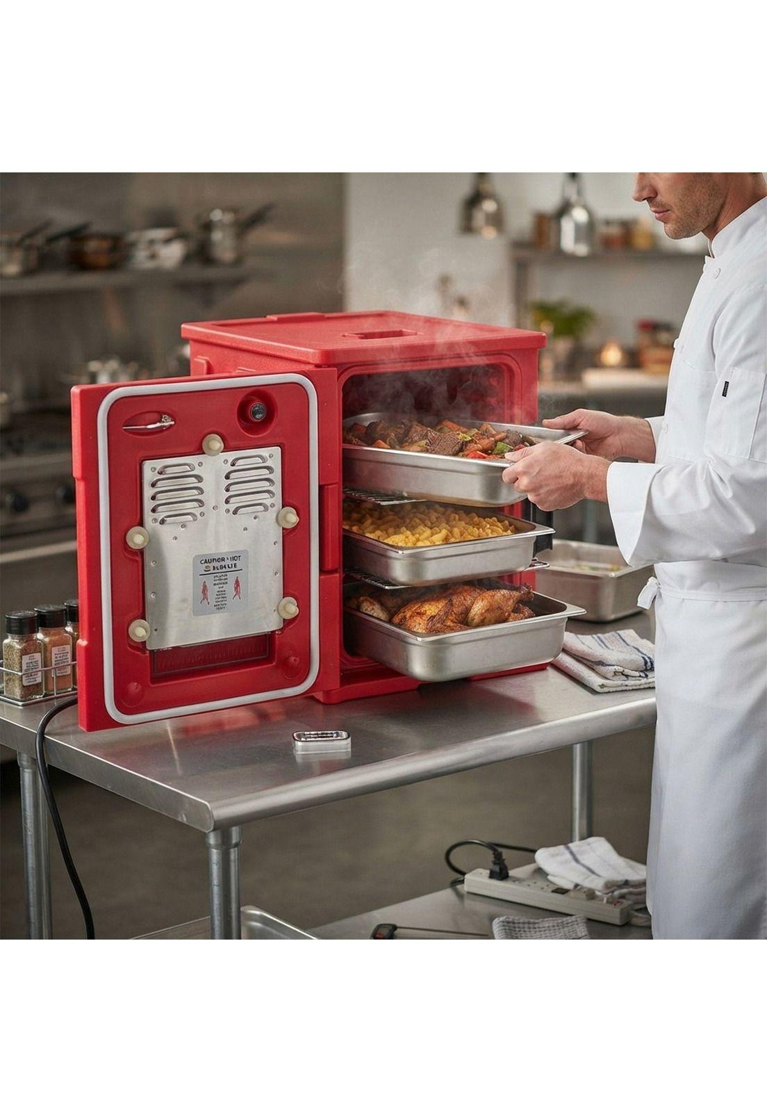 Contenedor Calefaccionado Isotérmico Eléctrico para alimentos UPC4 JDP-1