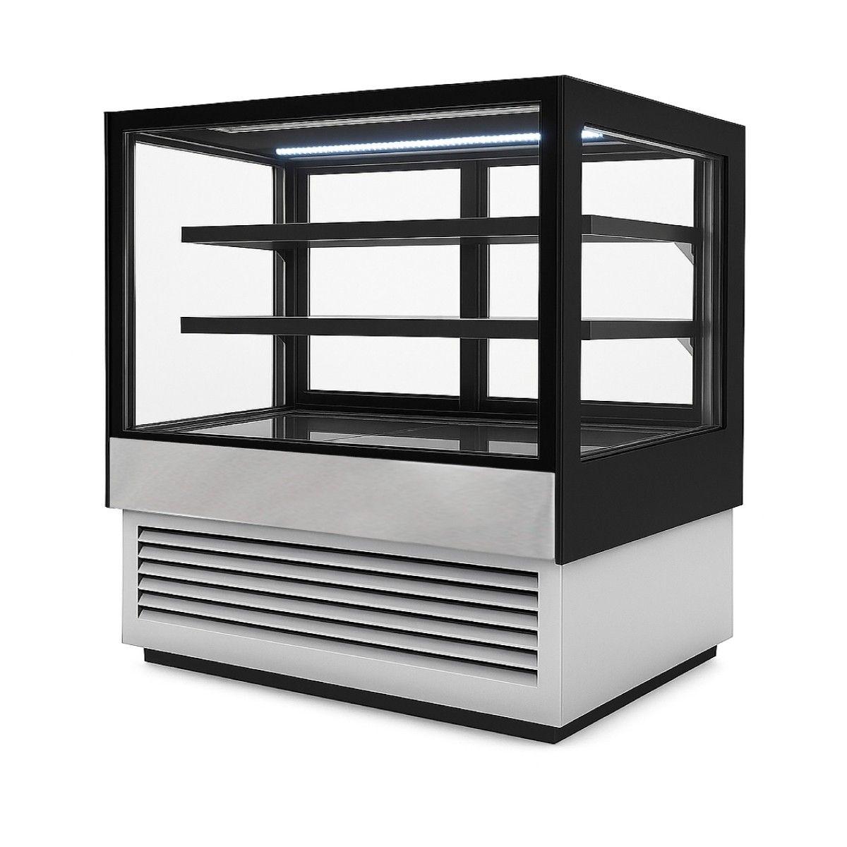 VITRINA PASTELERA RECTANGULAR LÍNEA MARKET 1800 X 700 X 1200 MM NORKALT-2