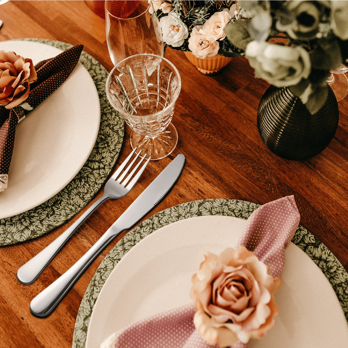 SET DE 6 CUCHILLOS DE MESA LÍNEA STORM-4