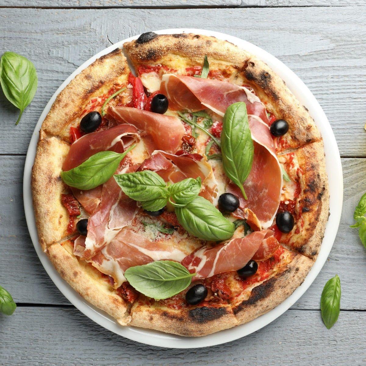Plato Redondo Pizza - Torta Melamina Blanca 31 Cm-1
