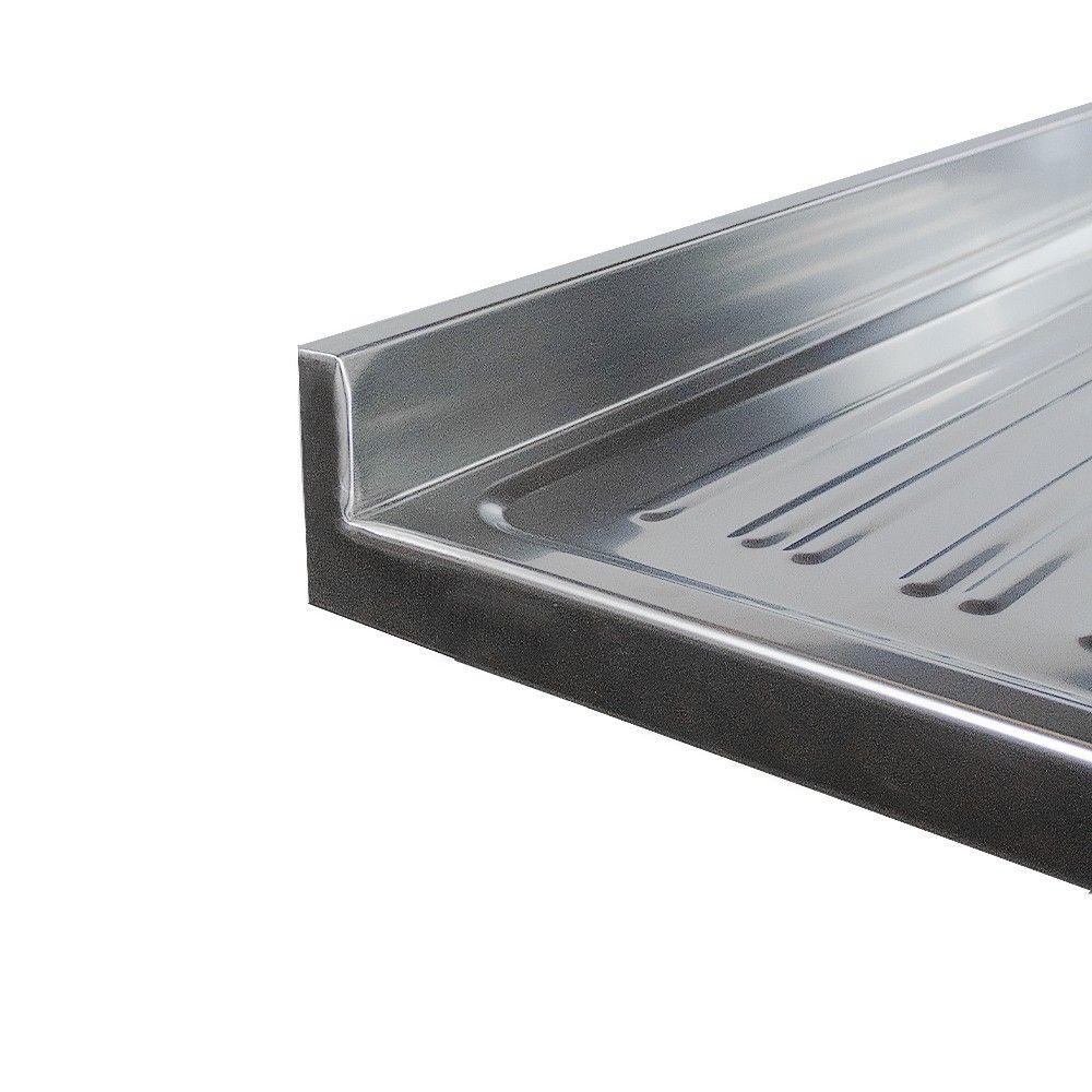 CUBIERTA 2 TAZAS CON SECADOR IZQUIERDO 190 X60 CM-2