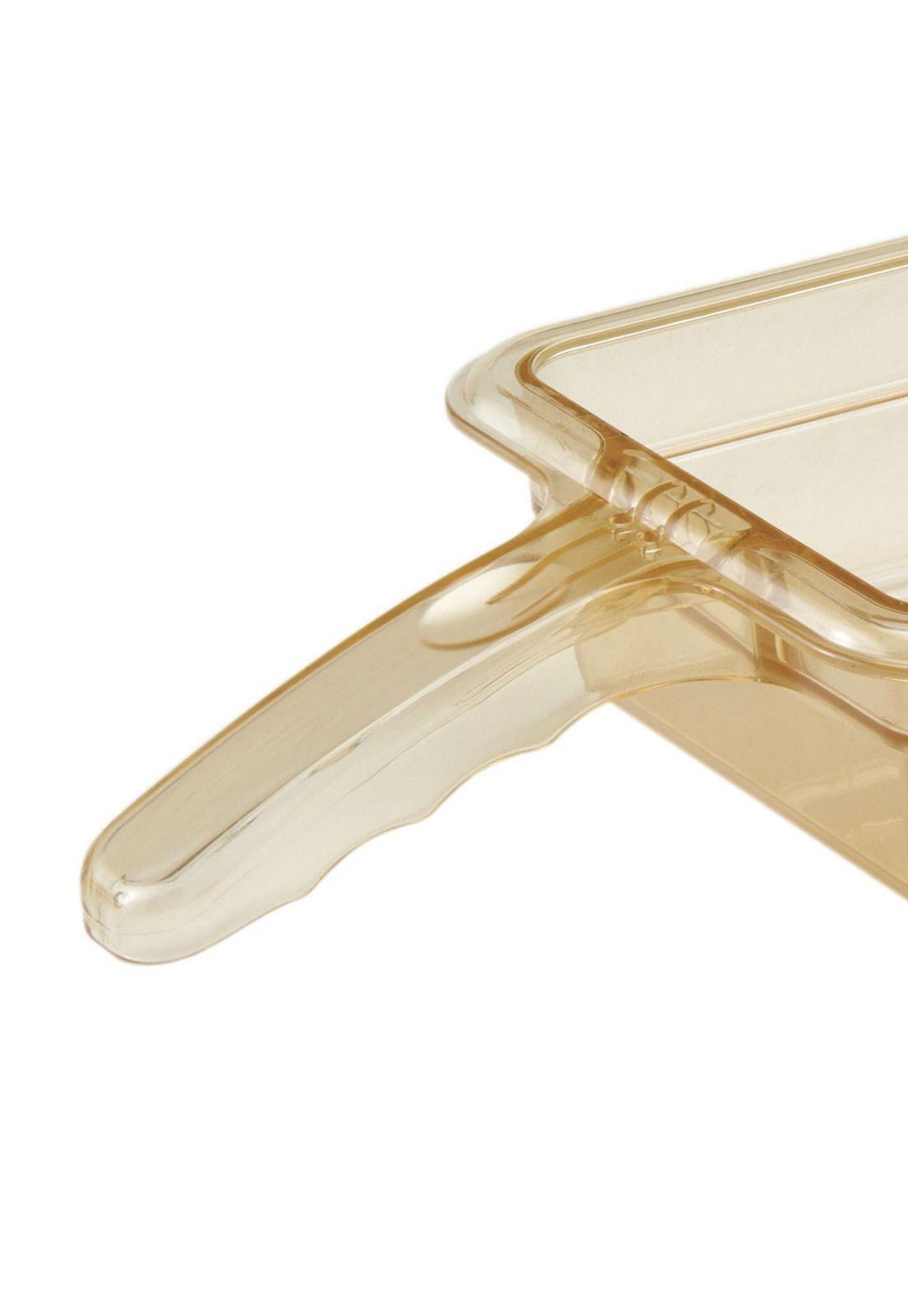 RECIPIENTE ALTA TEMPERATURA 1/3 CON ASA COLOR  AMBAR-3