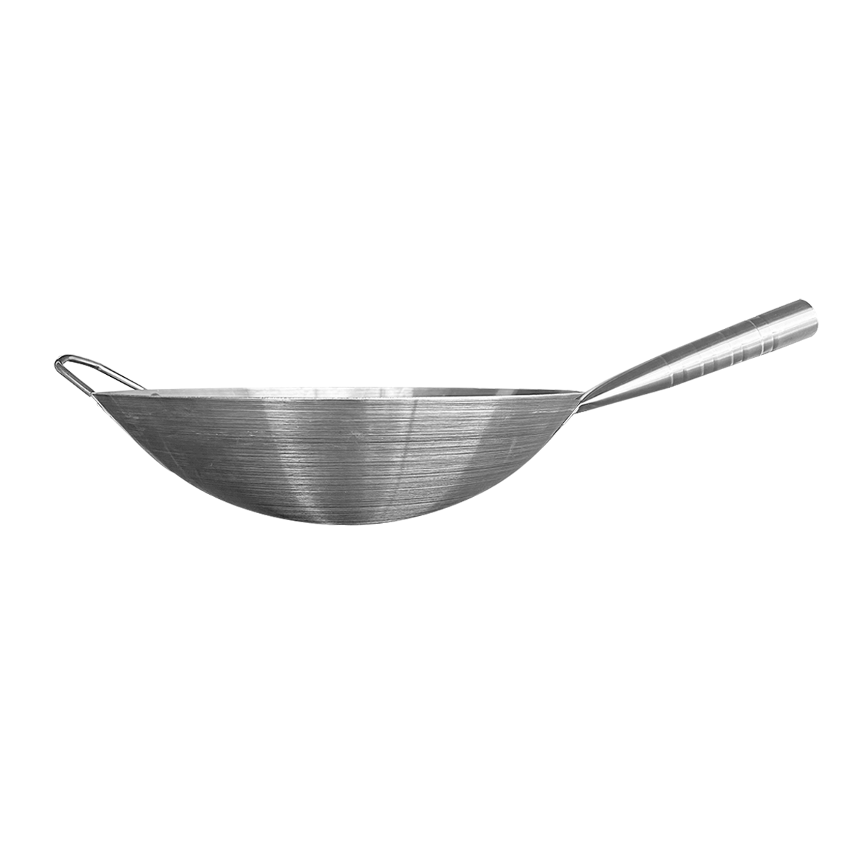 WOK ACERO INOX CON MANGO Y AZA 36 CM-5