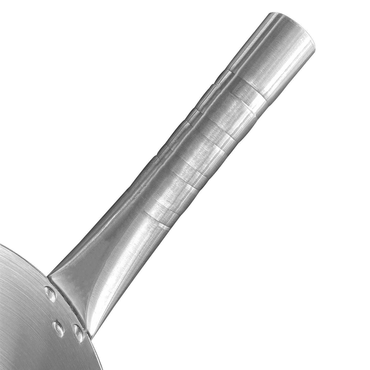 WOK ACERO INOX CON MANGO Y AZA 36 CM-7