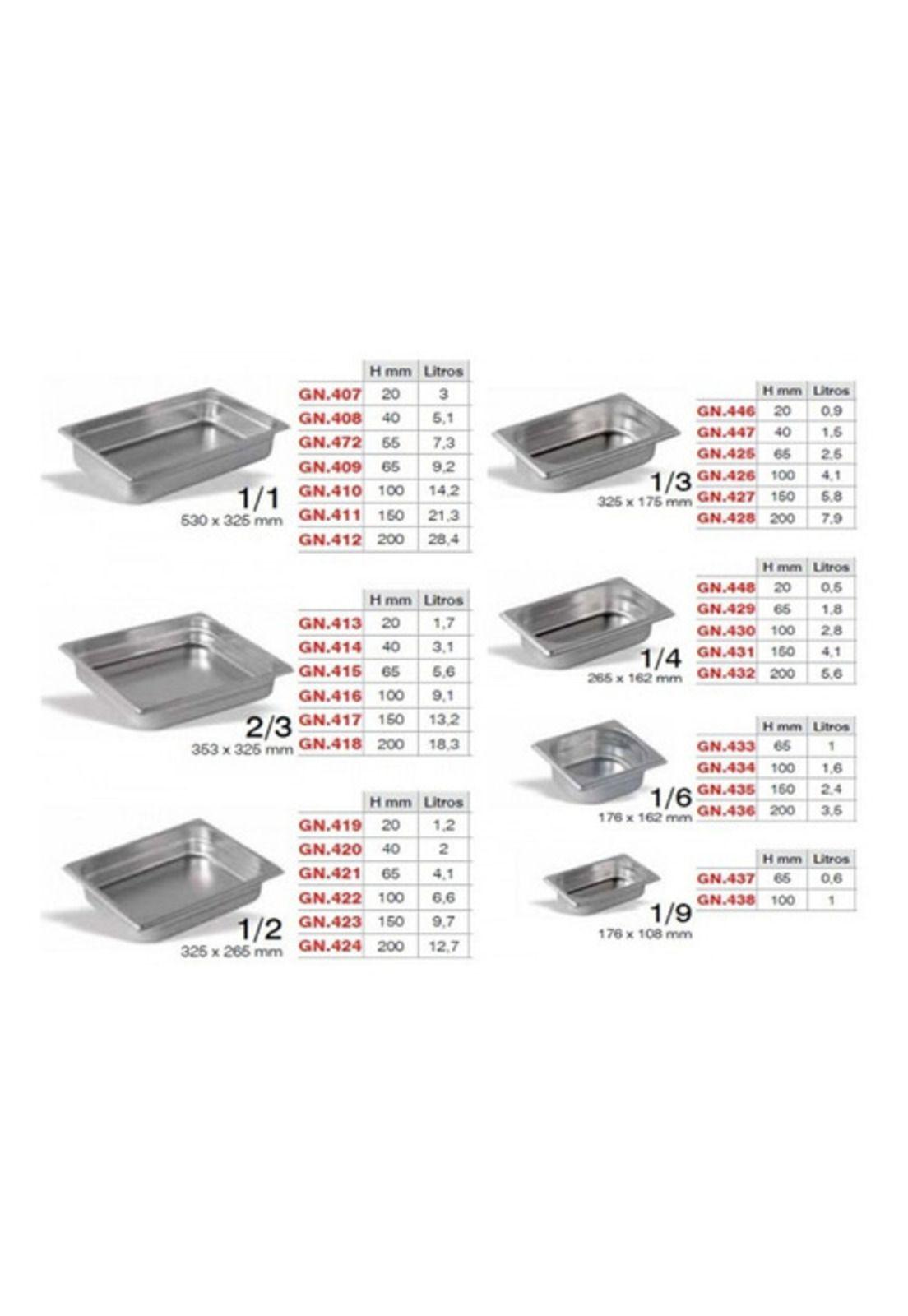 Contenedor Gastronomico Gn1/1X 65Mm-5