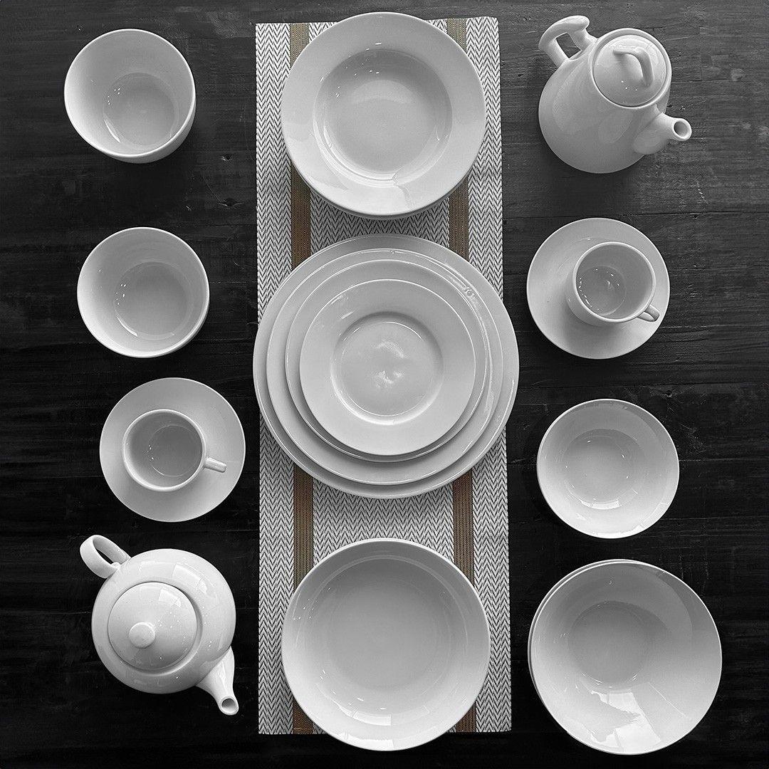 SET DE 6 PLATOS HONDO PORCELANA 23 CMS PADUA-4