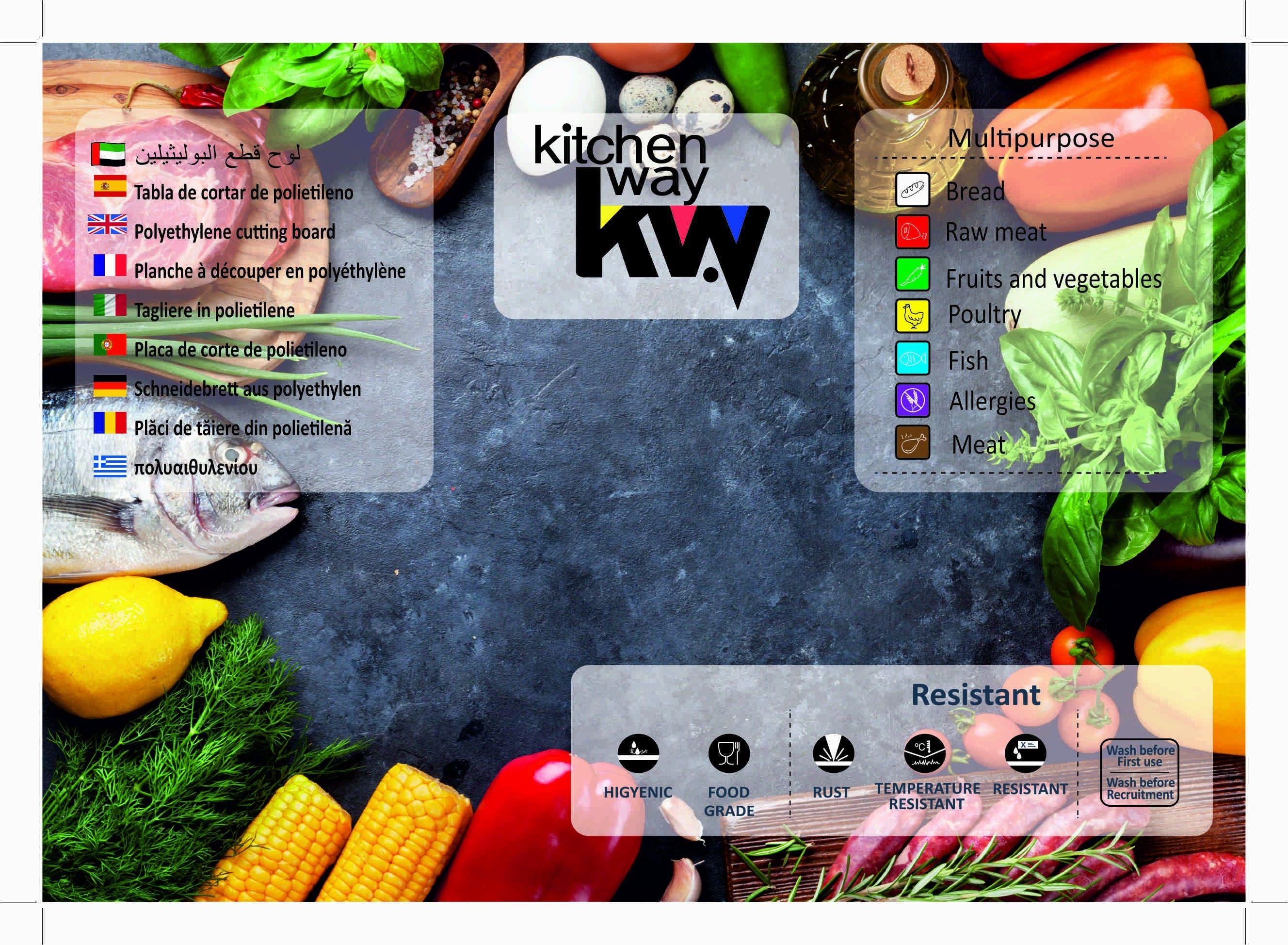 TABLA DE CORTE ROJA 30X45 CM-5