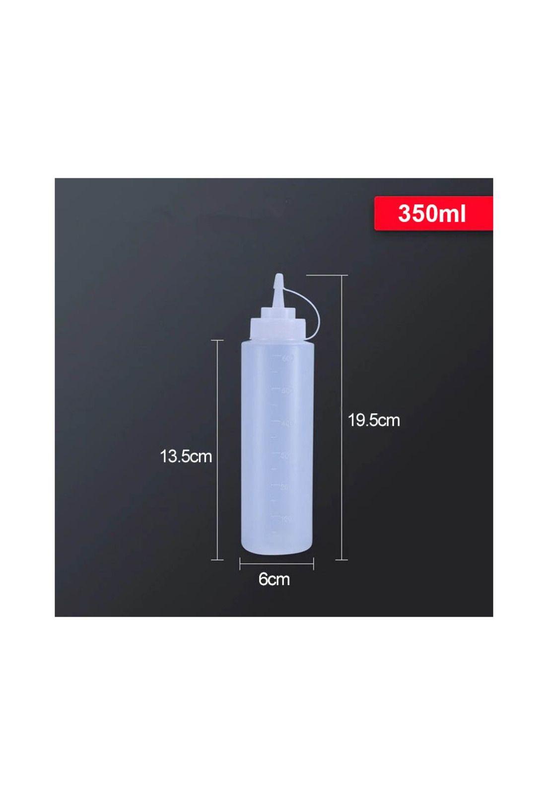 SET 6 BOTELLA DISPENSADORA SALSA GRADUADA TRANSPARENTE 350 ML-4