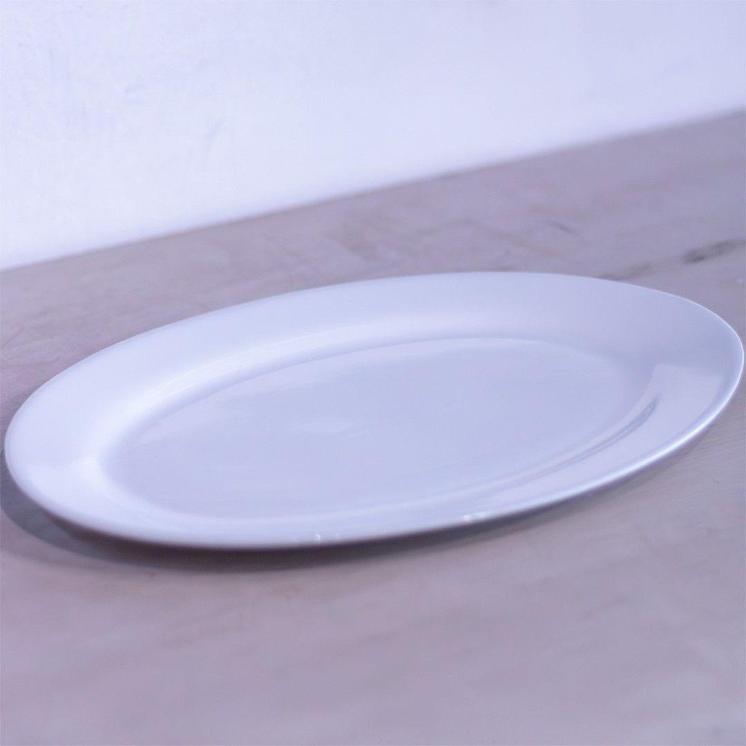 SET DE 6 PLATO OVALADO PORCELANA 30CM TOWER-3