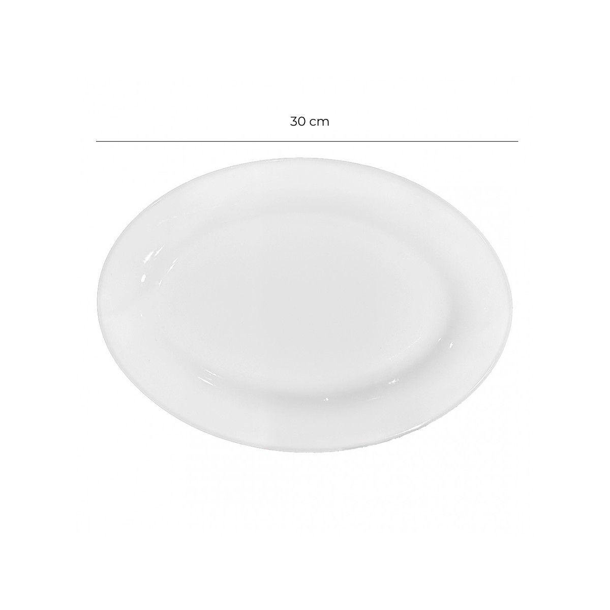 SET DE 6 PLATO OVALADO PORCELANA 30CM TOWER-4