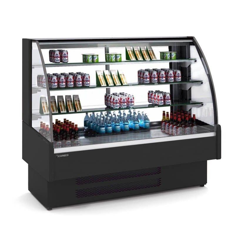 VITRINA REFRIGERADA AUTOSERVICIO ABIERTA CURVA 95X73X138 CM-1
