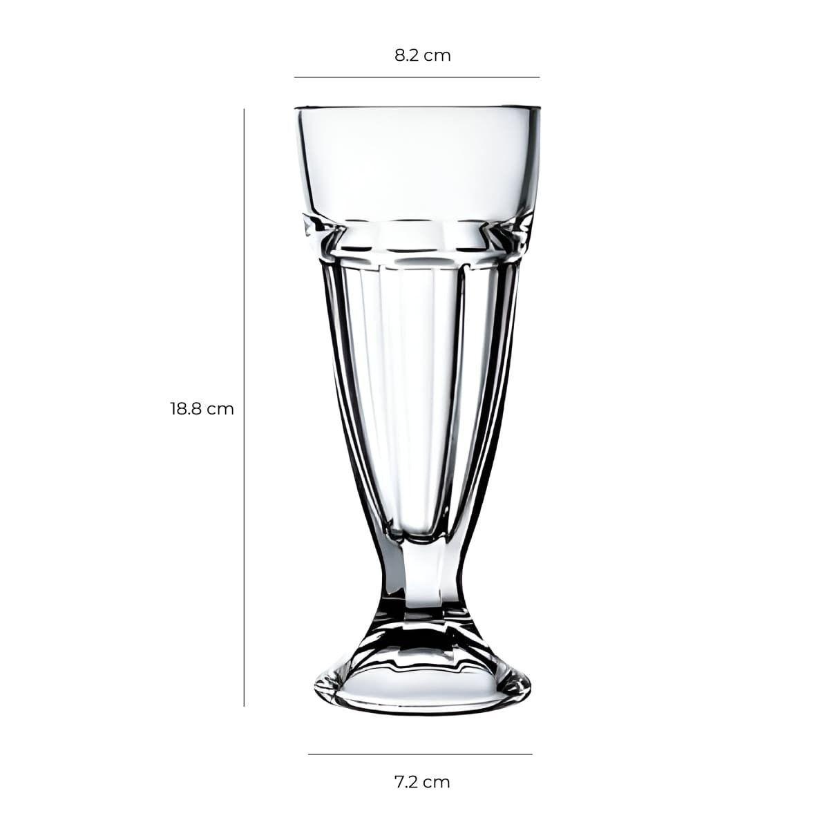 Set De 6 Copa Vidrio Ice Tea Postre Helado 107 Mm.-2