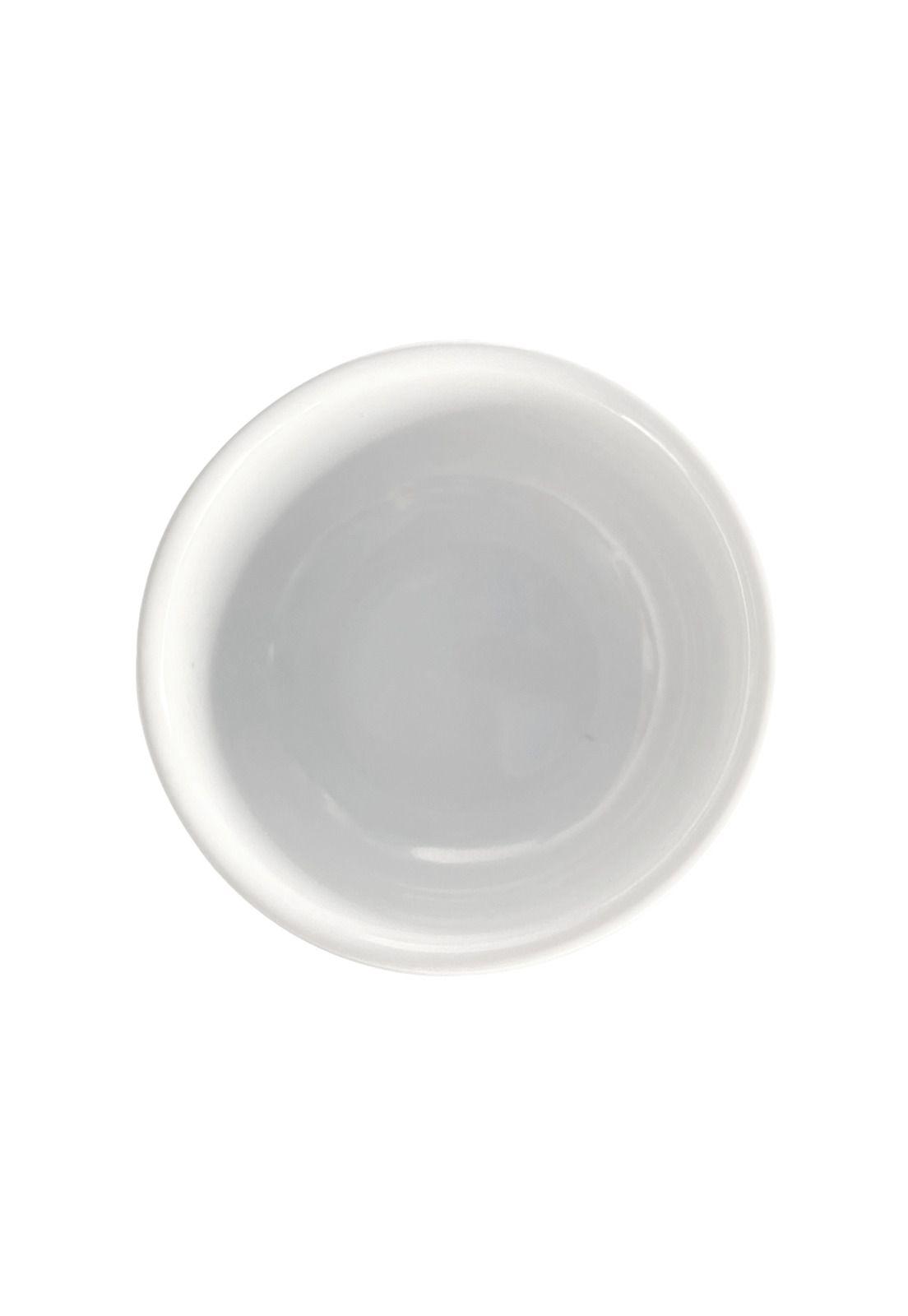 POCILLO MELAMINA REDONDO BLANCO 8 CM LINEA CLASICA-3