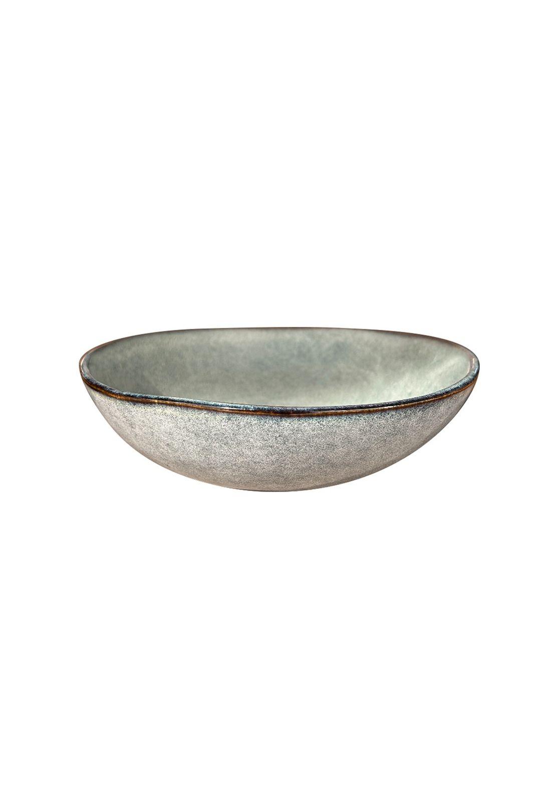 Set 6 Bowl Redondo Ceramica 18X5 Cm Gris Linea  Laos-0