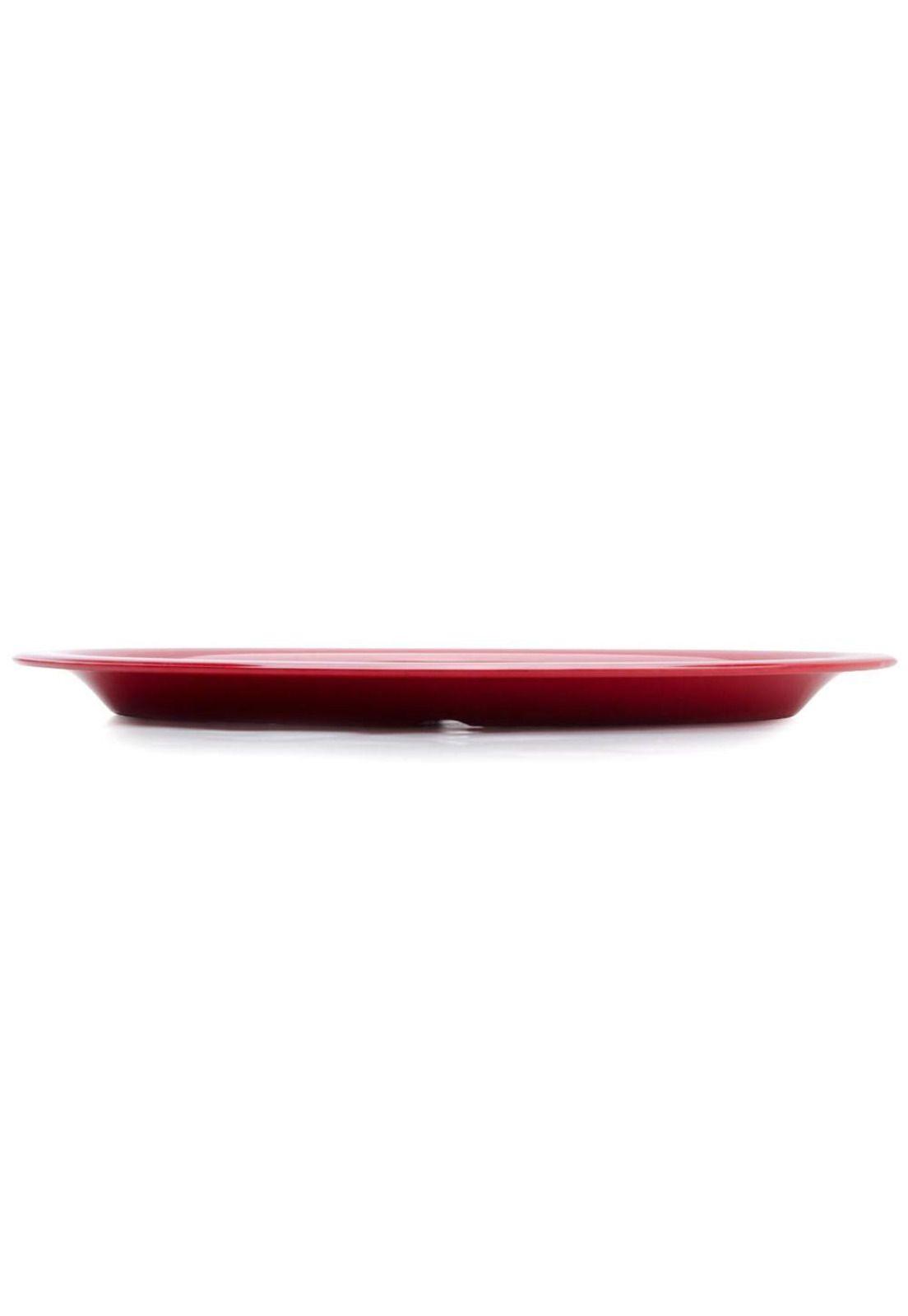 SET DE 3 PLATO OVALADO ROJO 28 CMS.-2