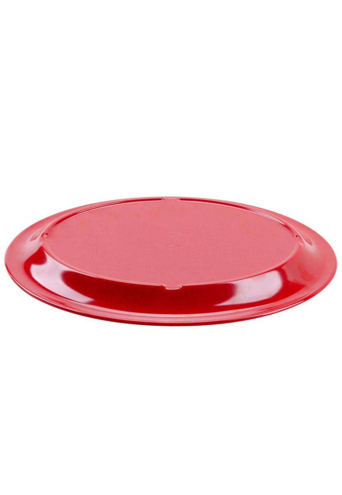 SET DE 3 PLATO OVALADO ROJO 28 CMS.-4