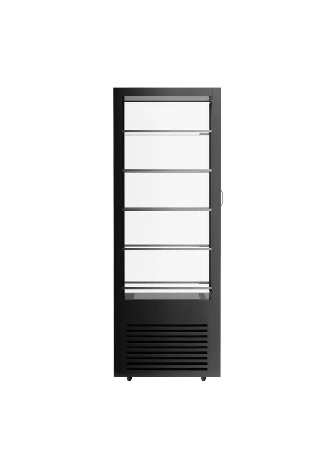 VITRINA VERTICAL NEGRA LED 400 LTS NORKALT-6