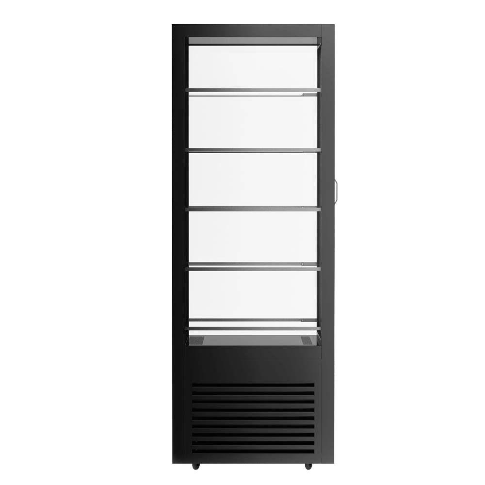 VITRINA VERTICAL REFRIGERADA NEGRA LED 400 LTS NORKALT-6