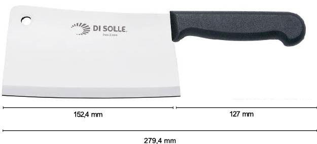 MACHETE 15 CM MANGO NEGRO LÍNEA DURAFIO-4