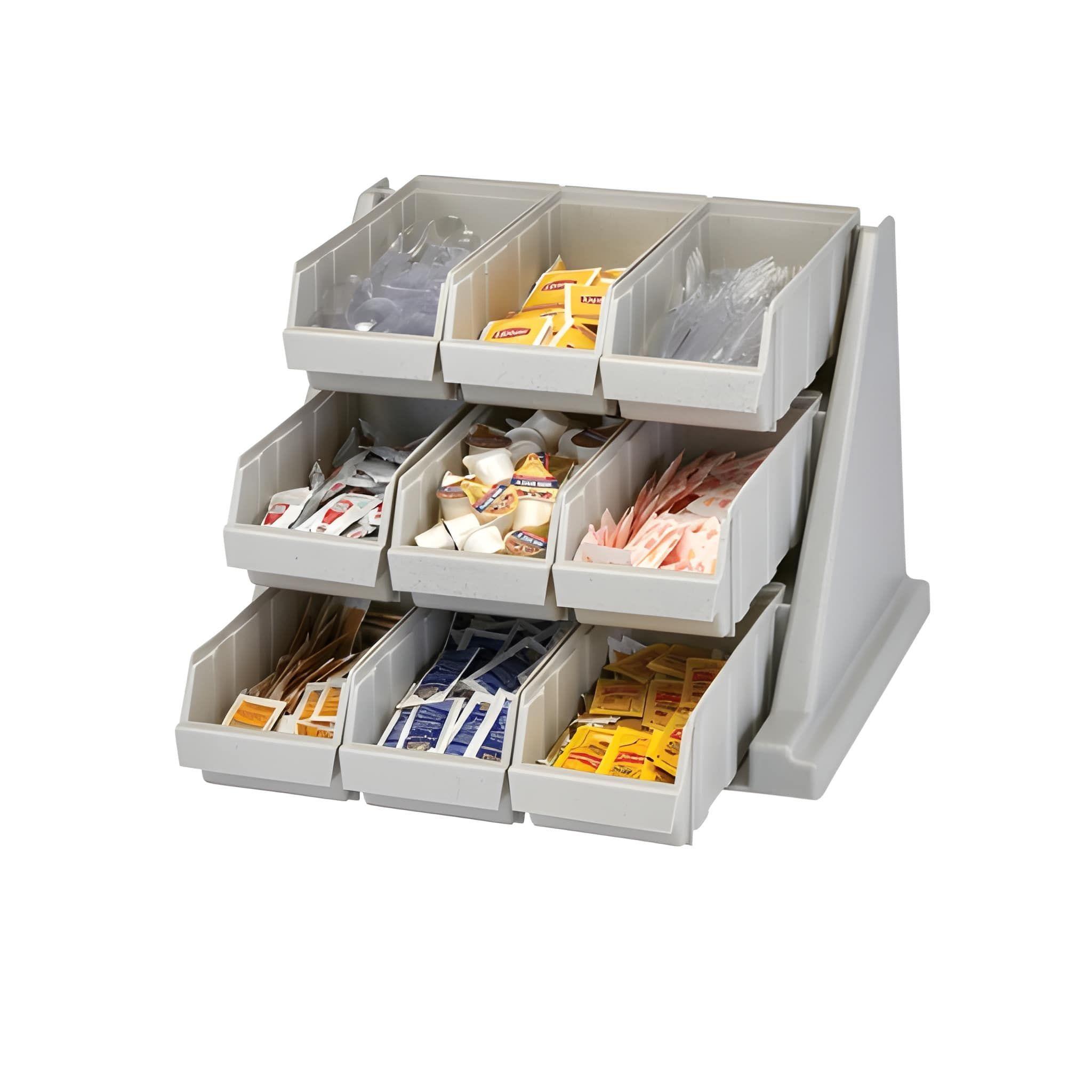 Organizador Condimentos 9 Compartimentos Gris-2
