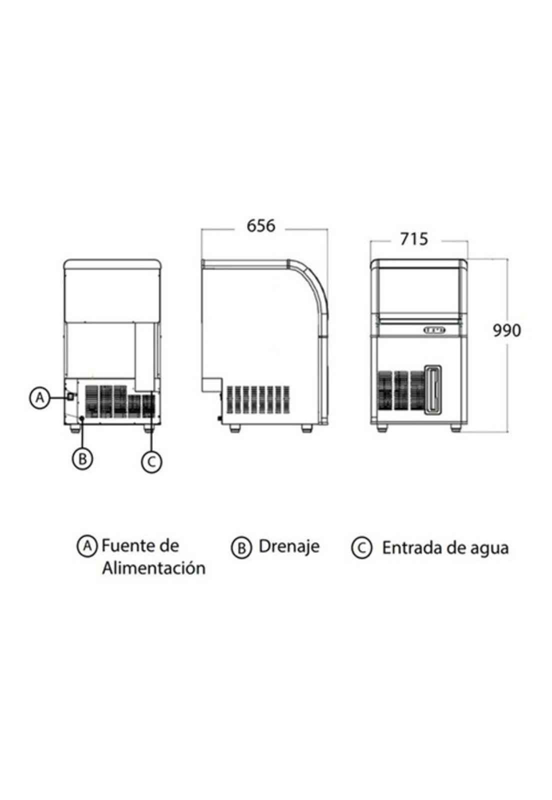 Maquina De Hielo Zby-90-3