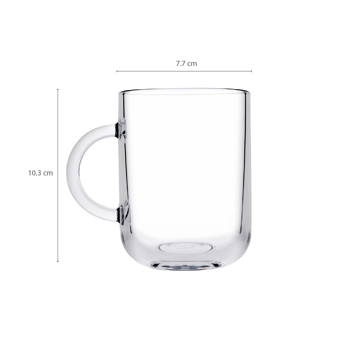 Set de 6 Tazas De Vidrio 330 Cc. Línea Iconic-4