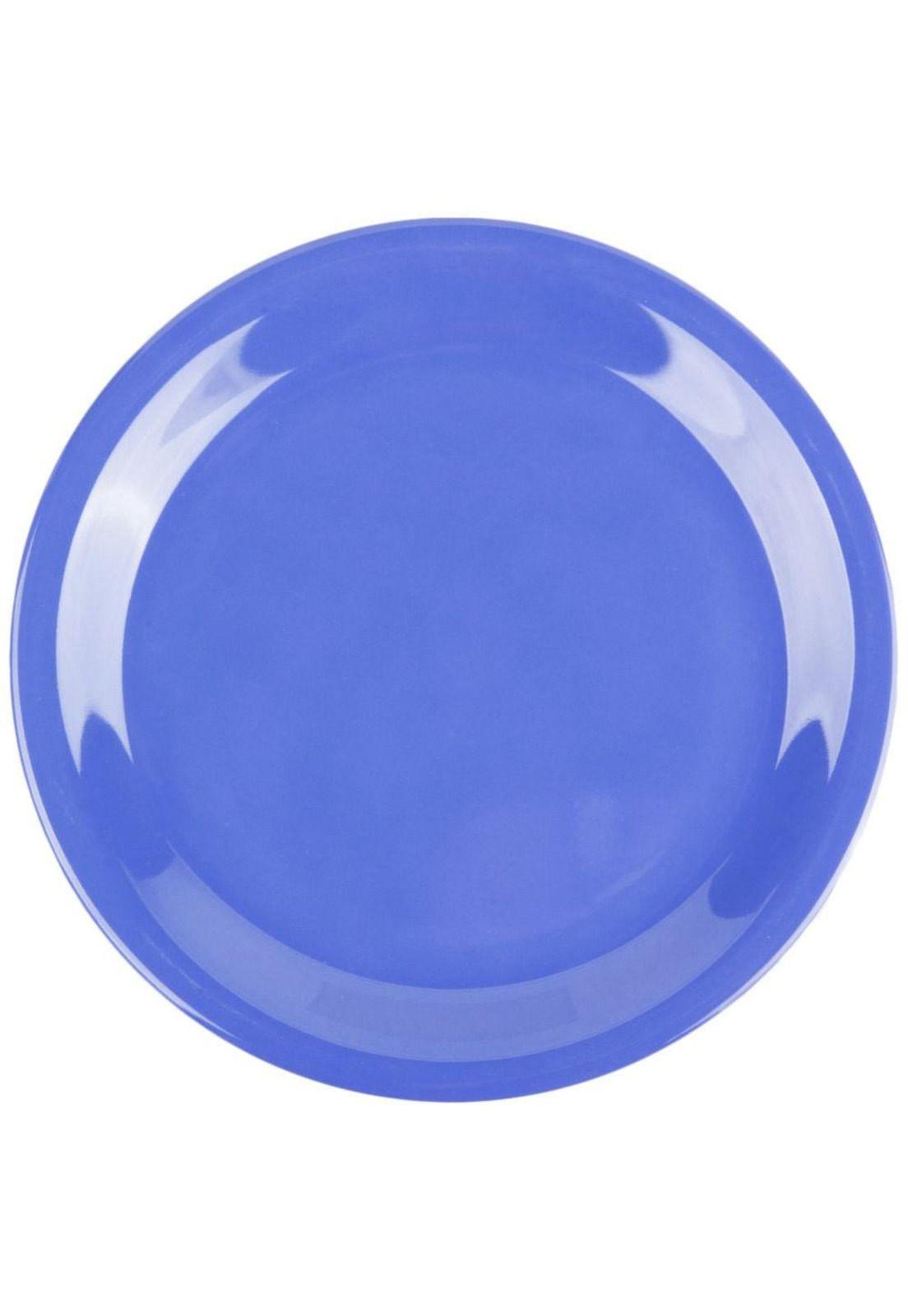 SET 3 PLATO MELAMINA AZUL 16.5 cm-0