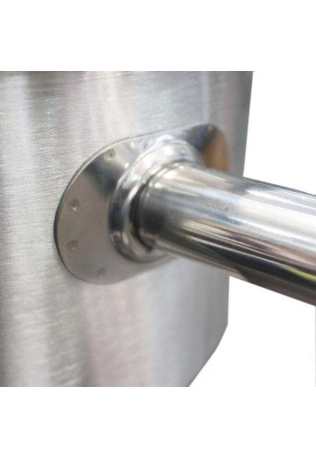 CAZO ALTO ACERO. INOX C/TAPA Y FONDO DIFUSOR 10 lts-4