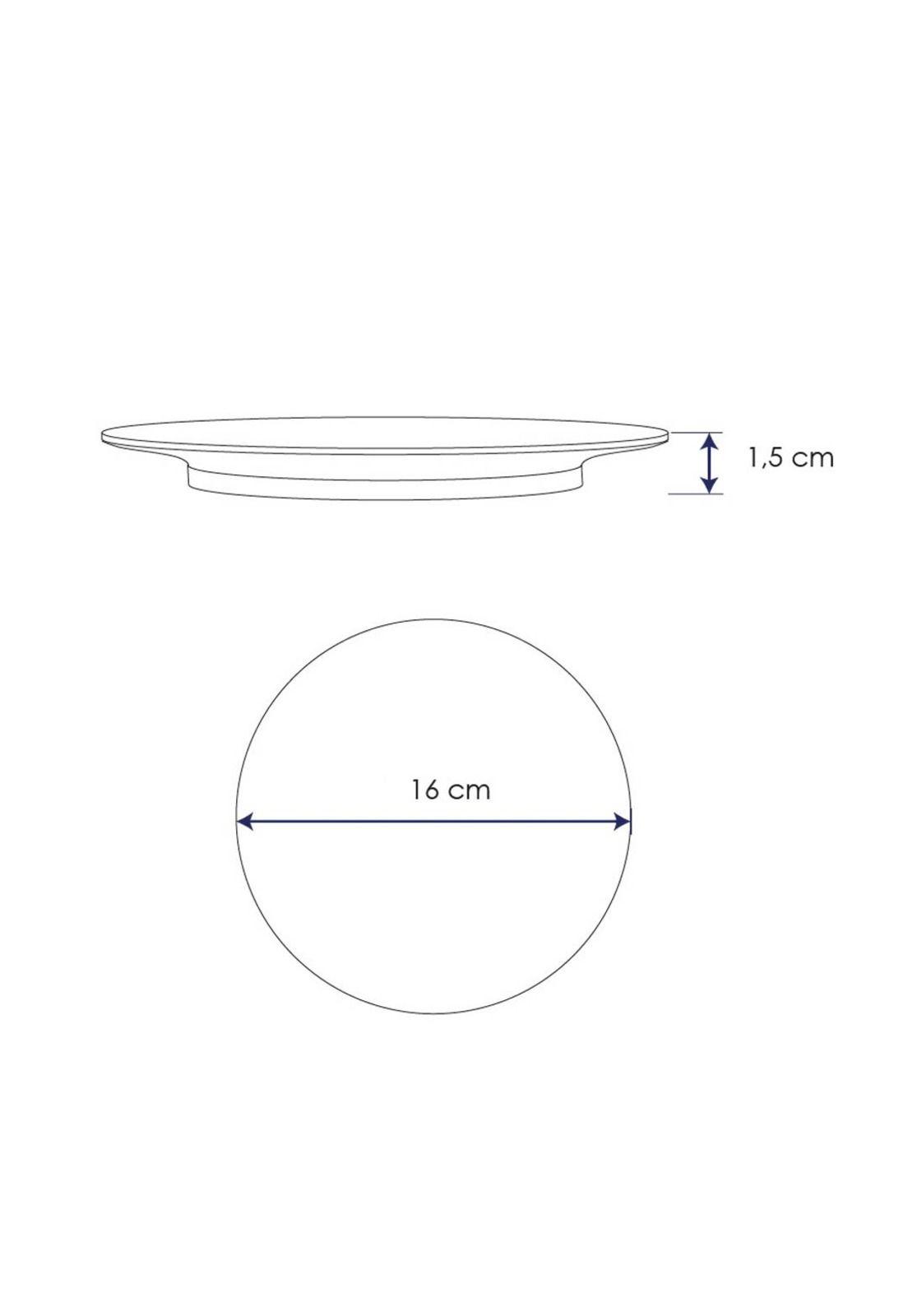 Plato Melamina 16 Cm. Verde-5