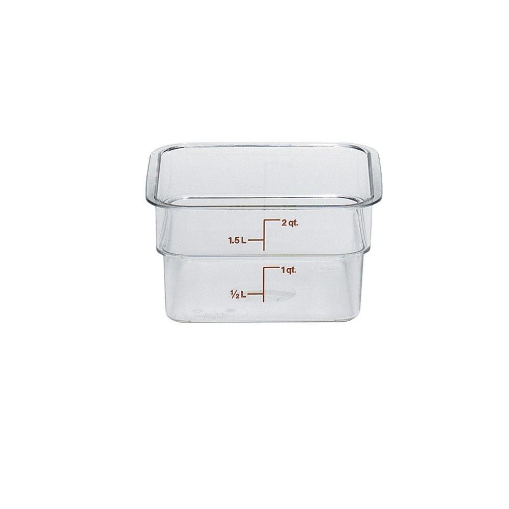 RECIPIENTE POLICARBONATO CUADRADO 1.9LITROS-2