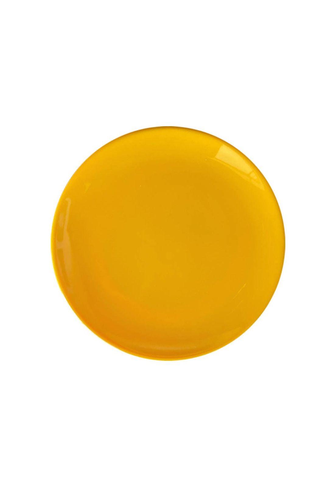 Set de 4 Platos Melamina 16 Cm. Amarillo-0