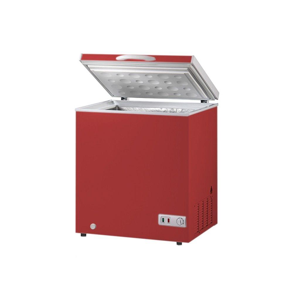 CONGELADORA HORIZONTAL 155 LITROS COLOR ROJO NORKALT-2
