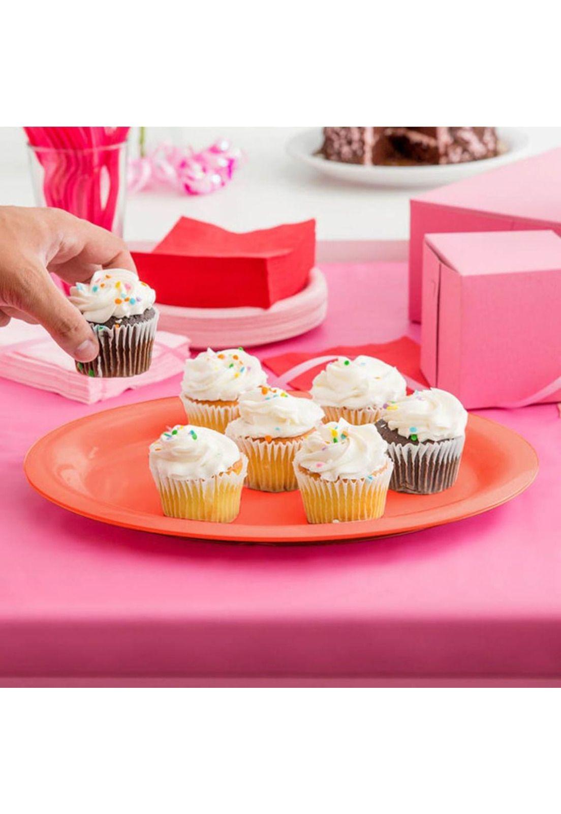 SET DE 4 PLATO OVALADO MELAMINA NARANJO 34 x 26 cm-2