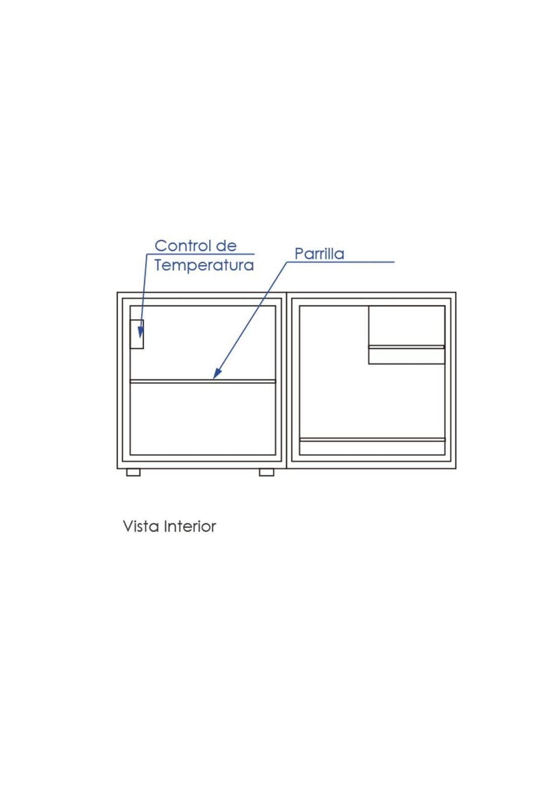 REFRIGERADOR MINIBAR NEGRO 48 LTS-6