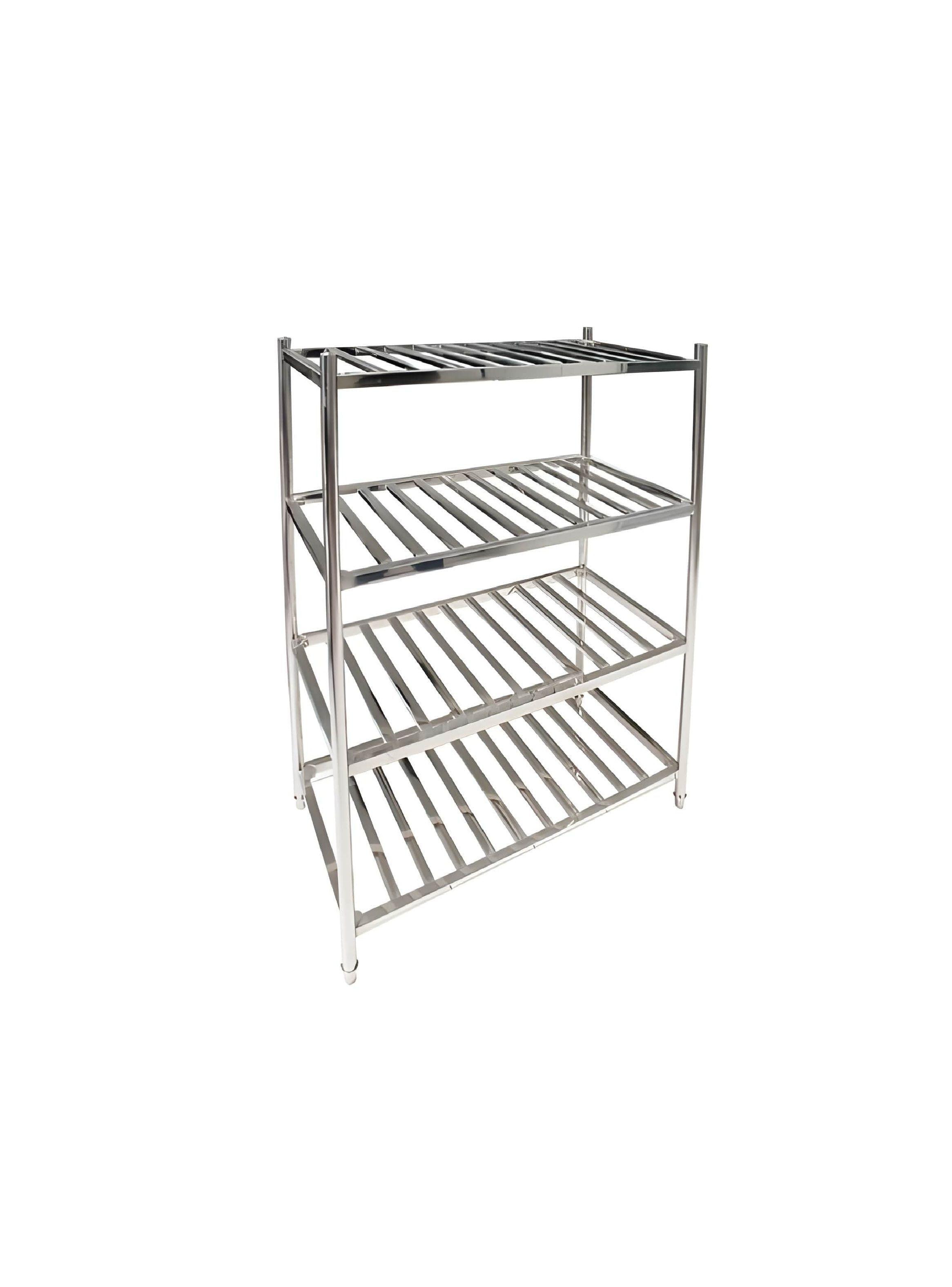 ESTANTERIA ACERO INOX TIPO REJILLA DE 120x60x155 cm-0