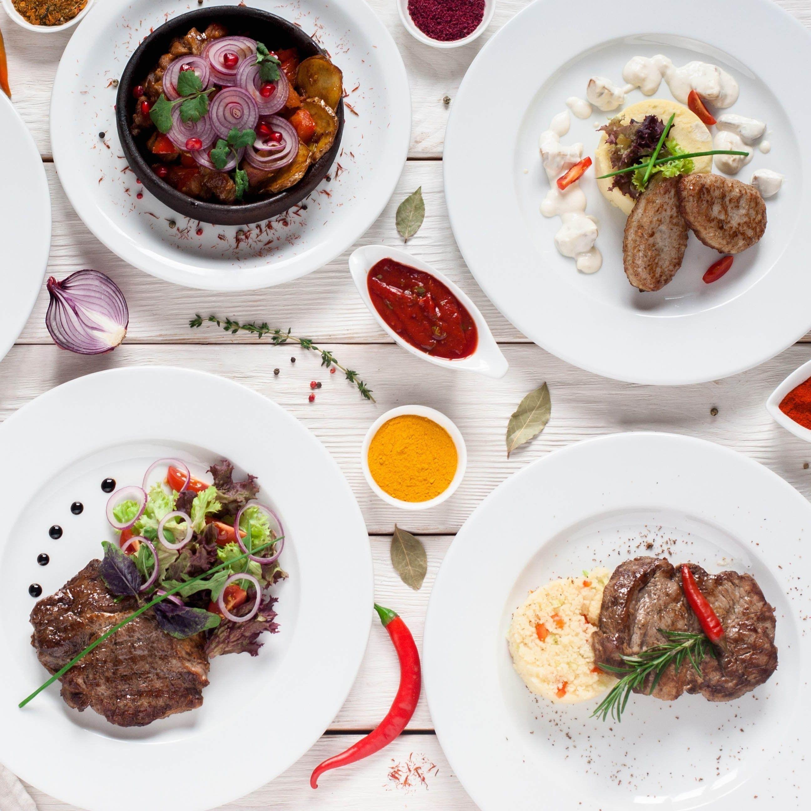 SET DE 12 PLATO ENTRADA BORDE GRUESO 23 CM. LINEA TOWER-5