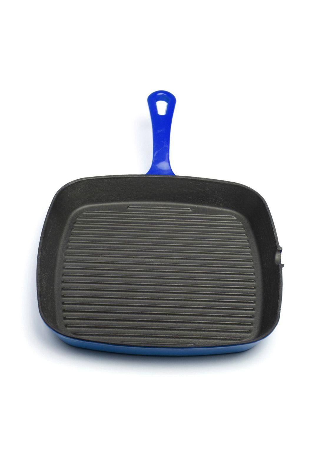 SARTEN HIERRO RECTANGULAR  AZUL 24-3