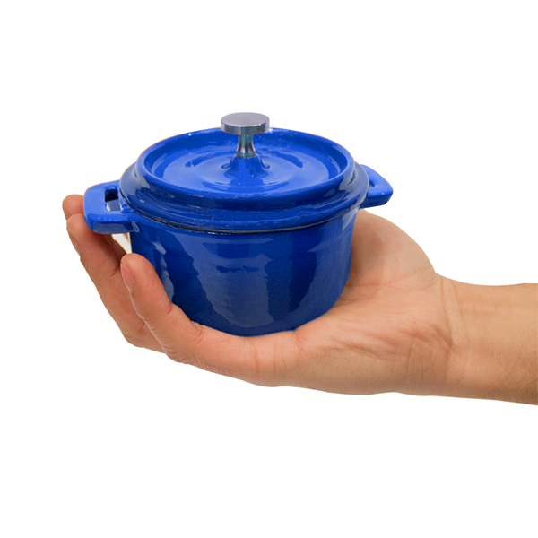 MINI OLLA DE HIERRO FUNDIDO 13X5CM-2