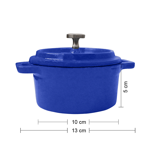MINI OLLA DE HIERRO FUNDIDO 13X5CM-4